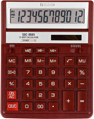 Калькулятор Eleven SDC-888X-RD - фото 2 - id-p224819530