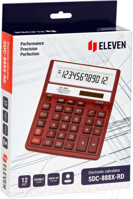 Калькулятор Eleven SDC-888X-RD - фото 6 - id-p224819530