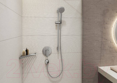 Подключение для душевого шланга Hansgrohe Fixfit 27454000 - фото 2 - id-p219897674