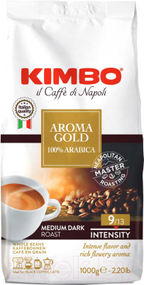 Кофе в зернах Kimbo Aroma Gold Arabica / 014086 - фото 1 - id-p224820616