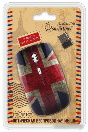Мышь SmartBuy 327AG British Flag Full-Color Print (SBM-327AG-BF-FC) - фото 2 - id-p224821165