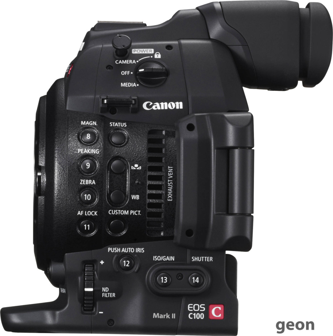 Видеокамера Canon EOS C100 Mark II - фото 2 - id-p224821992