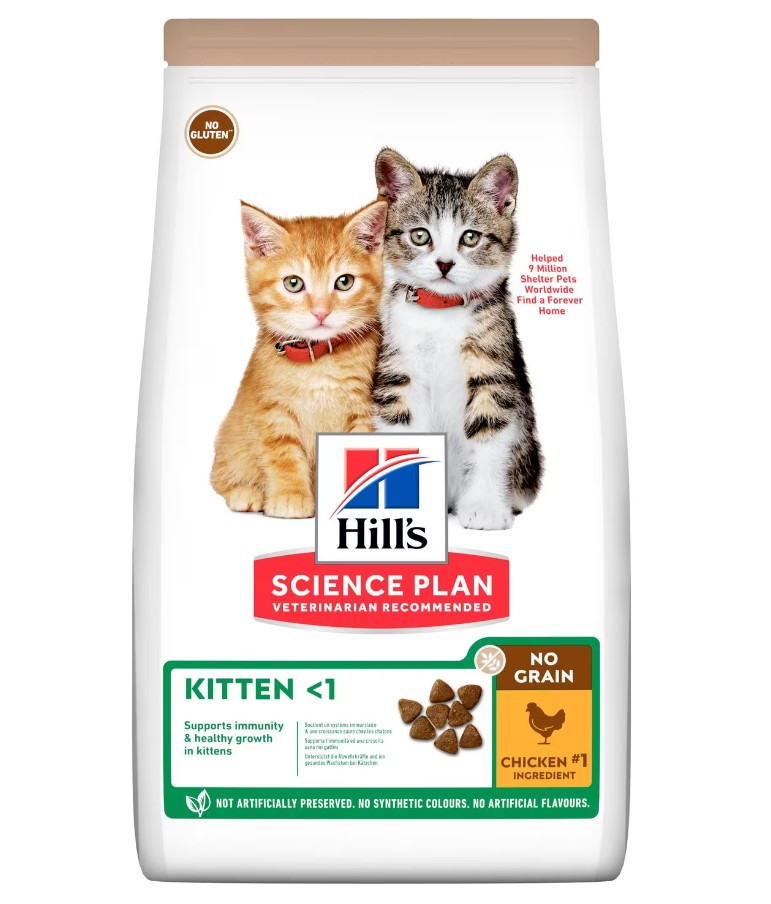 Hill's Science Plan No Grain для котят, 1,5 кг - фото 1 - id-p224822923