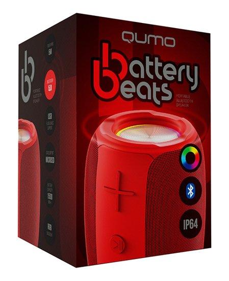 Беспроводная колонка QUMO BatteryBeats (красный) - фото 3 - id-p224822898