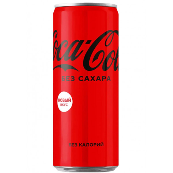 Напиток Coca-Cola Zero газированный 0,33л - фото 1 - id-p220799173
