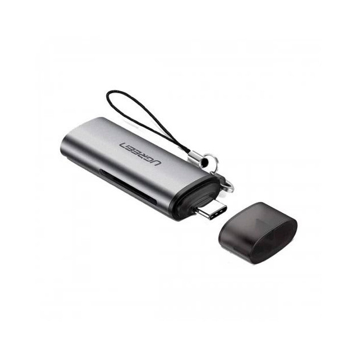 Картридер Ugreen USB-C - SD+MicroSD / US315 - фото 1 - id-p224822816
