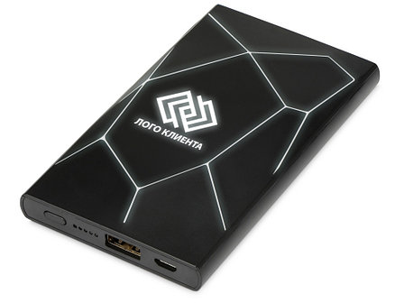 Портативное беспроводное зарядное устройство Geo Wireless, 5000 mAh, черный, фото 2