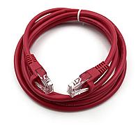 Патч-корд Buro UTP 4 пары cat5E CCA molded 2м красный RJ-45 (m)-RJ-45 (m)