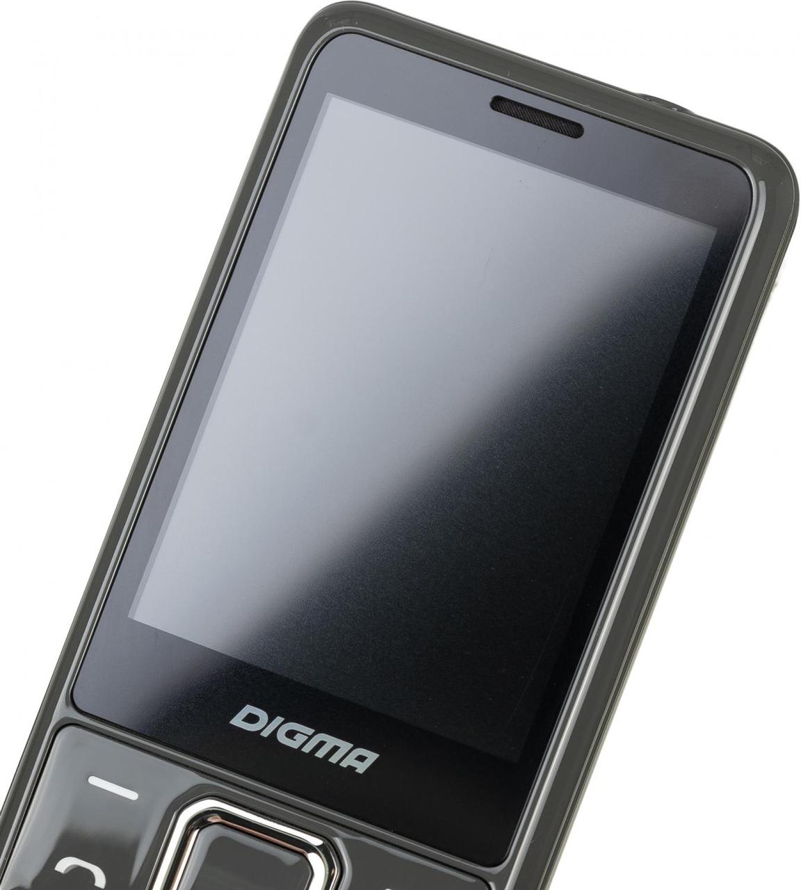 Мобильный телефон Digma LINX B280 32Mb серый моноблок 2Sim 2.8" 240x320 0.08Mpix GSM900/1800 FM microSD - фото 1 - id-p224823756