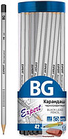Карандаш чернографитный BG Expert, HB, шестигранный, заточенный, европодвес, арт.KR4628