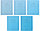 Тетрадь школьная А5, 12 л. на скобе «Синяя» 163*202 мм, клетка, ассорти, фото 3
