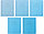 Тетрадь школьная А5, 12 л. на скобе «Синяя» 163*202 мм, клетка, ассорти, фото 4