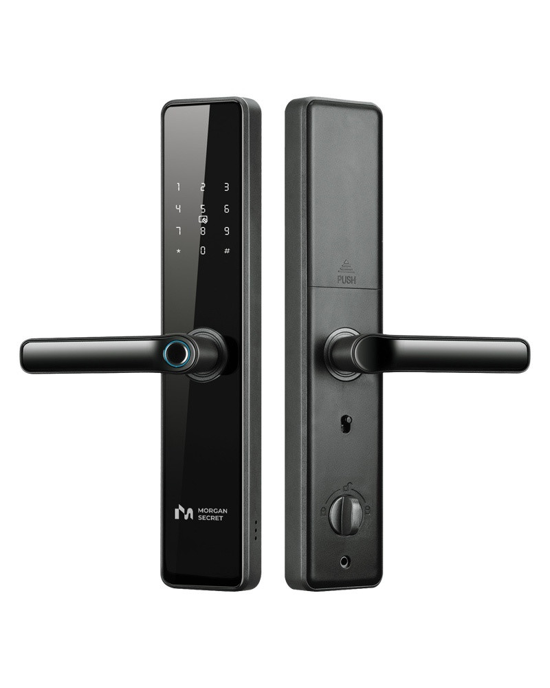 Электронный биометрический дверной замок Morgan Secret SN-K8L - фото 1 - id-p224825980