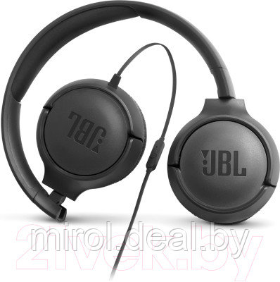Наушники-гарнитура JBL Tune 500 / T500BLK - фото 4 - id-p224826827