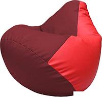 Кресло-мешок Flagman Груша Макси Г2.3-2109 (бордовый/красный)