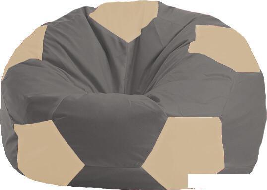 Кресло-мешок Flagman Мяч М1.1-344 (серый/бежевый), фото 2