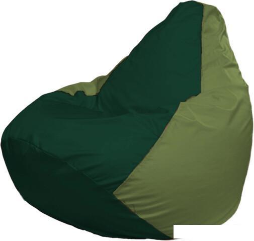 Кресло-мешок Flagman Груша Макси Г2.1-410 (оливковый/зеленый темный)