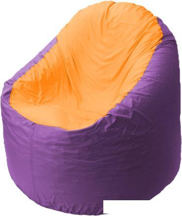Кресло-мешок Flagman Браво B1.1-38 (оксфорд/дюспо, оранжевый/фиолетовый) - фото 1 - id-p224104337