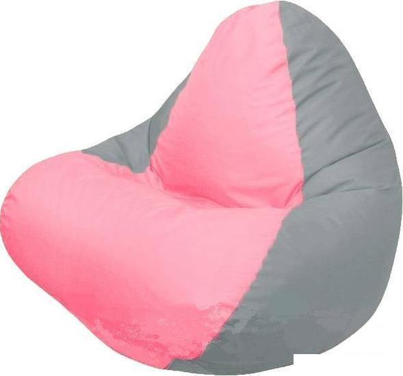 Кресло-мешок Flagman Relax (розовый/светло-серый) - фото 1 - id-p224559422