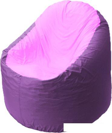 Кресло-мешок Flagman Браво B1.1-39 (оксфорд/дюспо, розовый/фиолетовый) - фото 1 - id-p224149832