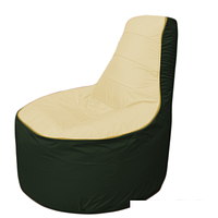 Кресло-мешок Flagman Трон Т1.1-2009 (бежевый/темно-зеленый)