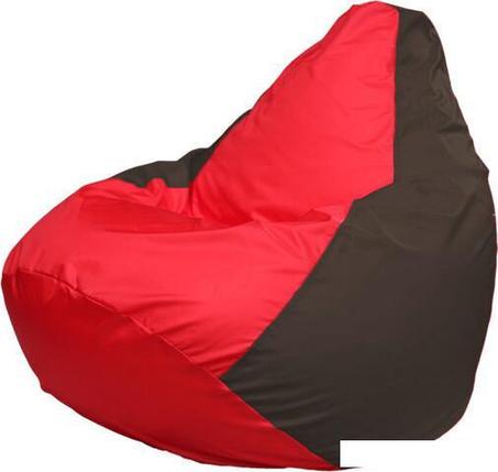 Кресло-мешок Flagman Груша Макси Г2.1-177 (коричневый/красный), фото 2