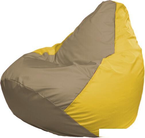 Кресло-мешок Flagman Груша Макси Г2.1-95 (желтый/бежевый темный)