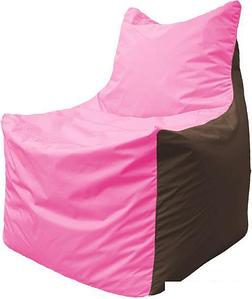 Кресло-мешок Flagman Фокс Ф2.1-200 (розовый/коричневый)