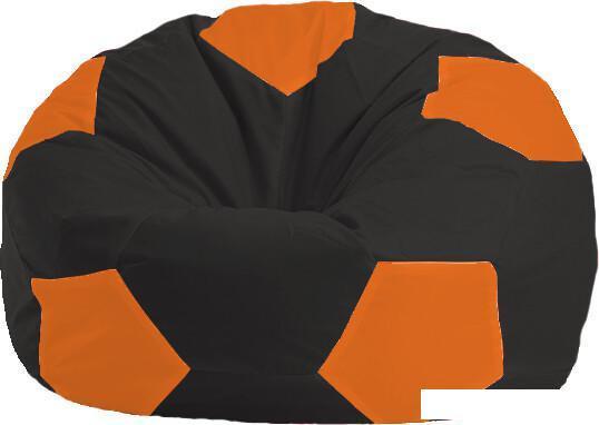 Кресло-мешок Flagman Мяч М1.1-400 (черный/оранжевый), фото 2