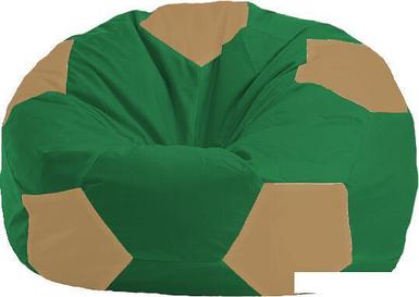 Кресло-мешок Flagman Мяч М1.1-237 (зеленый/бежевый темный)