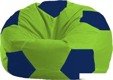 Кресло-мешок Flagman Мяч М1.1-159 (салатовый/синий темный)