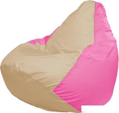 Кресло-мешок Flagman Груша Макси Г2.1-142 (розовый/бежевый), фото 2