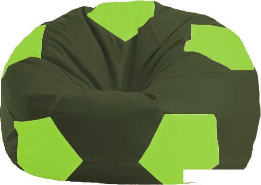 Кресло-мешок Flagman Мяч М1.1-55 (оливковый темный/салатовый)