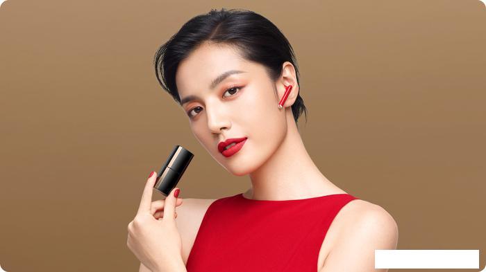 Наушники Huawei FreeBuds Lipstick (красный) - фото 10 - id-p224707273