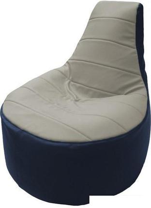 Кресло-мешок Flagman Трон Т1.3-14 (белый/синий), фото 2