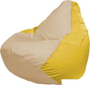 Кресло-мешок Flagman Груша Макси Г2.1-148 (желтый/бежевый)