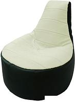 Кресло-мешок Flagman Трон Т1.3-42 (белый/зеленый)