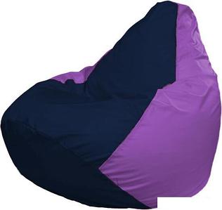 Кресло-мешок Flagman Груша Макси Г2.1-40 (фиолетовый/синий темный)