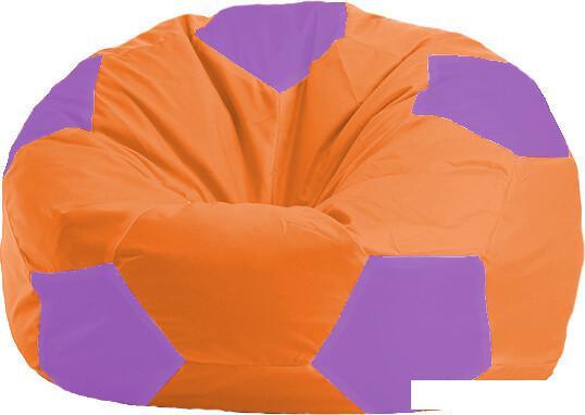 Кресло-мешок Flagman Мяч М1.1-206 (оранжевый/сиреневый)
