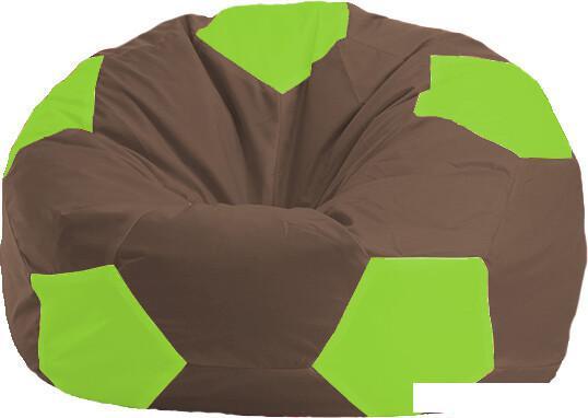 Кресло-мешок Flagman Мяч М1.1-325 (коричневый/салатовый)