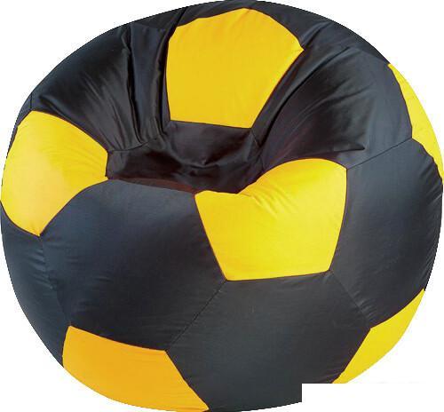 Кресло-мешок Flagman Мяч М1.1-12 (черный/желтый)
