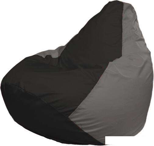 Кресло-мешок Flagman Груша Макси Г2.1-403 (серый/черный)