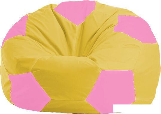 Кресло-мешок Flagman Мяч М1.1-257 (желтый/розовый)