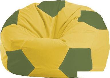 Кресло-мешок Flagman Мяч М1.1-259 (желтый/оливковый)