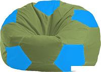 Кресло-мешок Flagman Мяч М1.1-229 (оливковый/голубой)