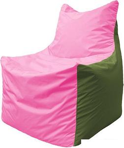 Кресло-мешок Flagman Фокс Ф2.1-198 (розовый/оливковый)