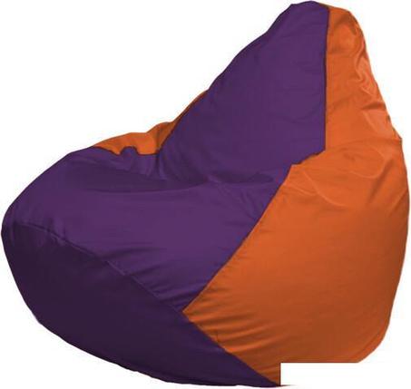 Кресло-мешок Flagman Груша Макси Г2.1-33 (оранжевый/фиолетовый), фото 2