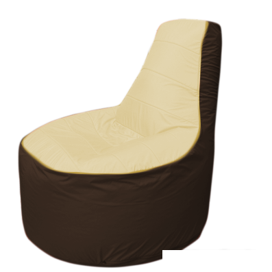 Кресло-мешок Flagman Трон Т1.1-2019 (бежевый/коричневый) - фото 1 - id-p224147045