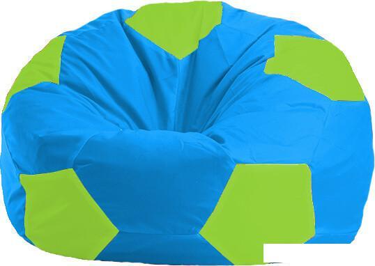 Кресло-мешок Flagman Мяч М1.1-276 (голубой/салатовый) - фото 1 - id-p224147049