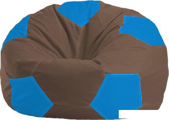 Кресло-мешок Flagman Мяч М1.1-319 (коричневый/голубой), фото 2